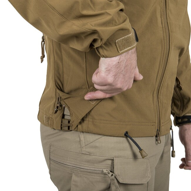 Helikon-Tex COUGAR QSA™ + HID™ softshell jakna, temno siva