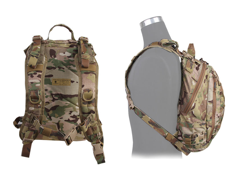 Emersongear Tactical Backpack 21L with Removable Pouch, Black 500D
