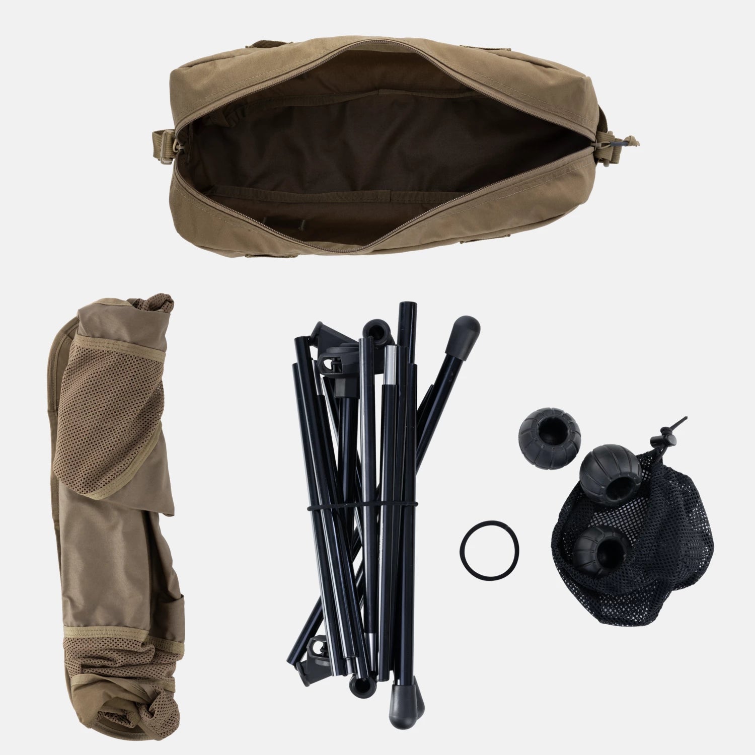 Helikon-Tex TRAVELER ľahká veľká skladacia stolička, US Woodland – detail 1