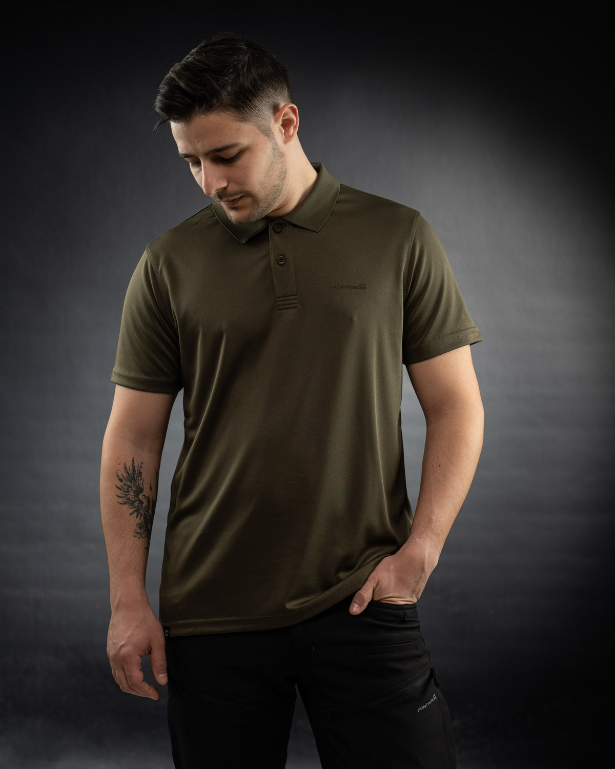 Pentagon Anassa polo majica, camo green