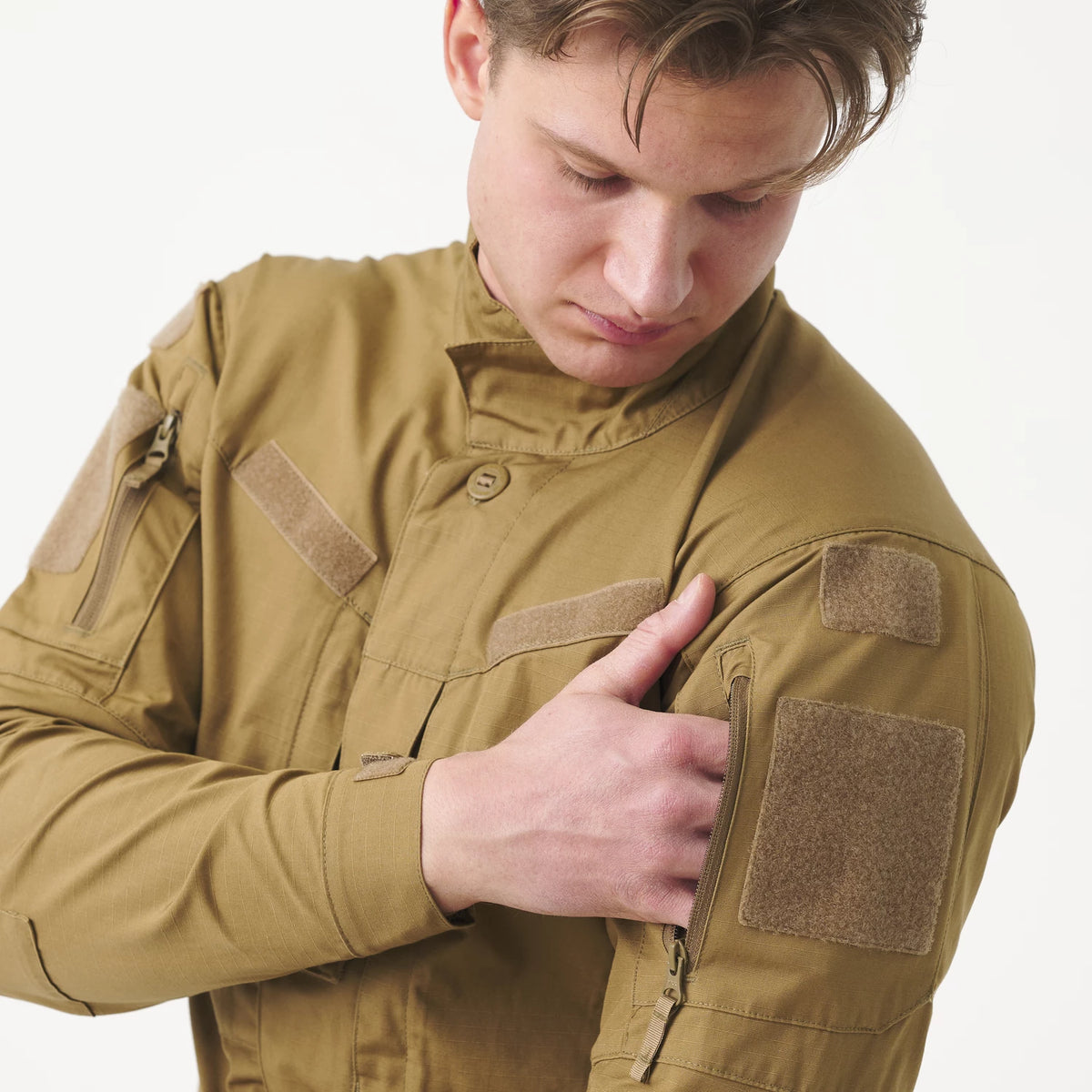 Helikon-Tex MBDU blúza NyCo Ripstop, Mud Brown – detail 4