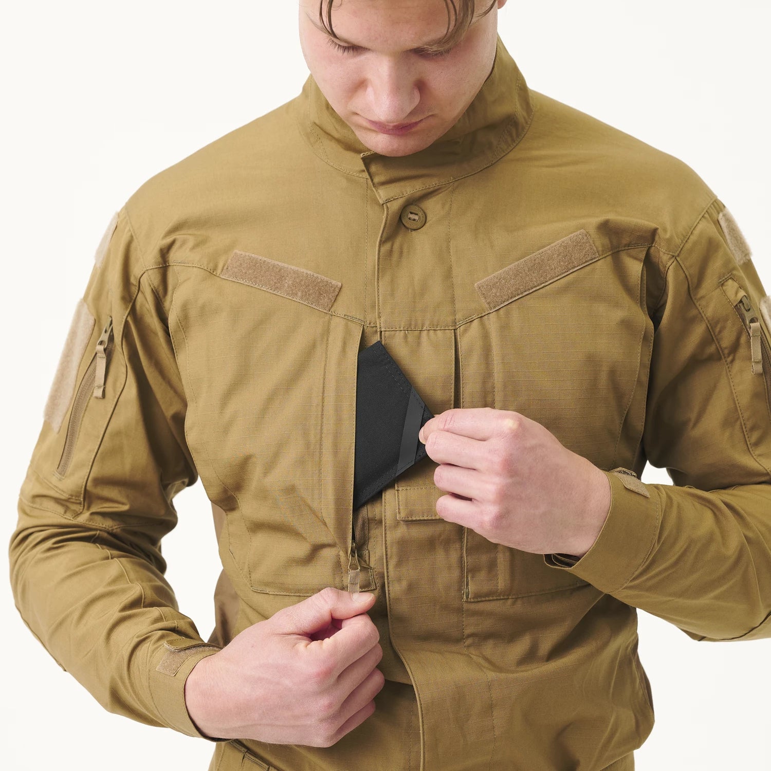 Helikon-Tex MBDU blúza NyCo Ripstop, PL Woodland – detail 5