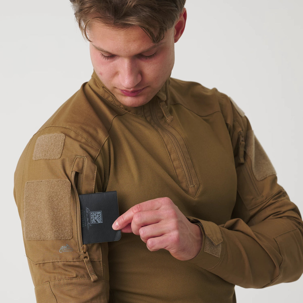 Helikon-Tex MCDU Combat Shirt nátelník NyCo Ripstop, olivová – detail 3