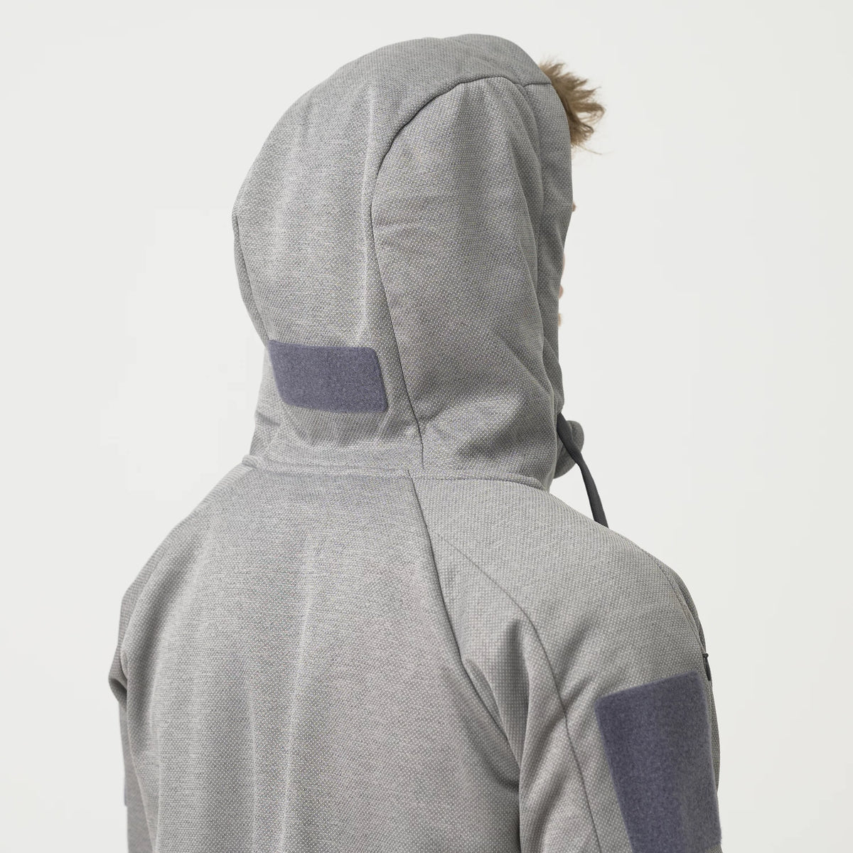 Helikon-Tex URBAN TACTICAL HOODIE mikina FullZip, Melange Black-Grey – detail 5