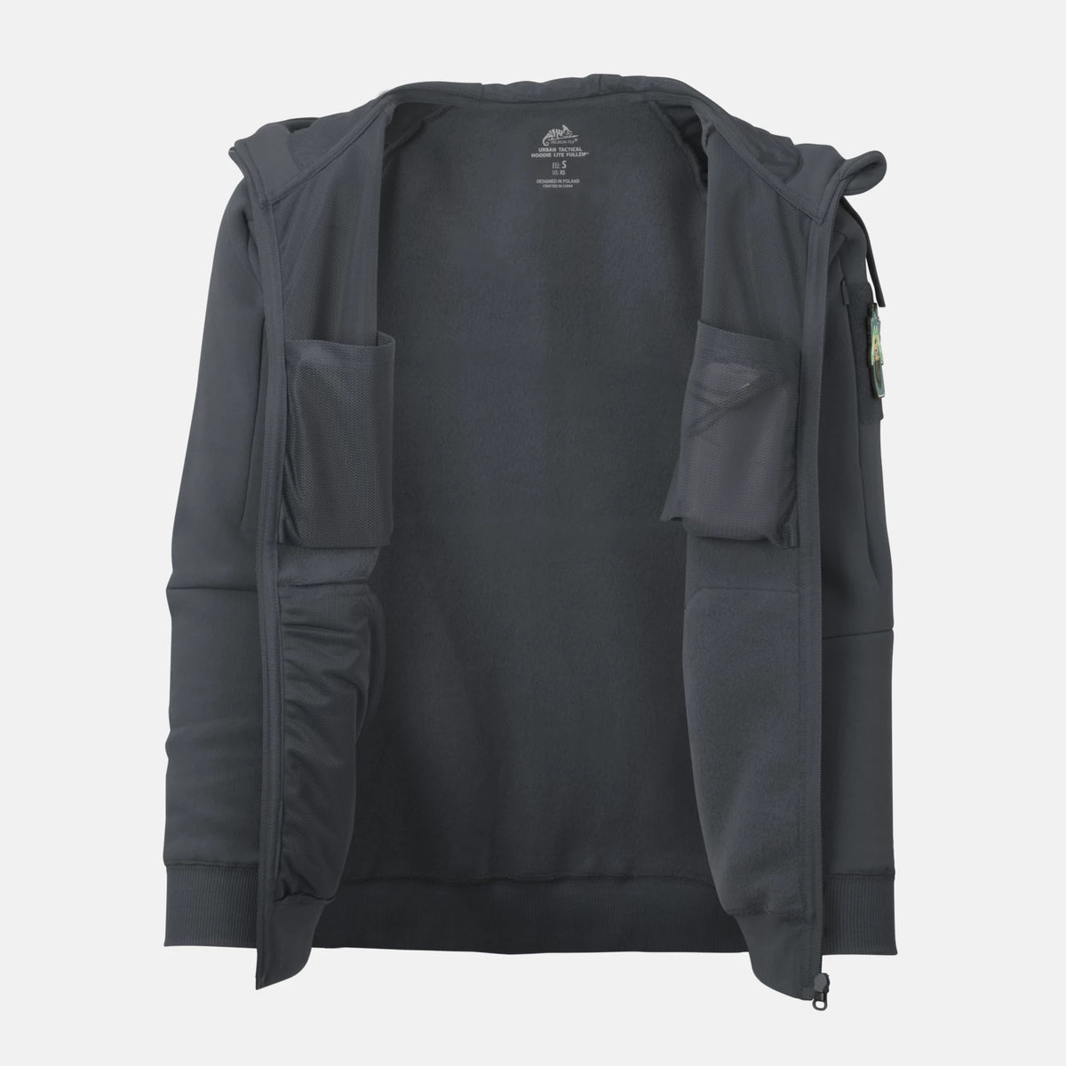 Helikon-Tex mestská mikina taktická FullZip, Green – detail 4