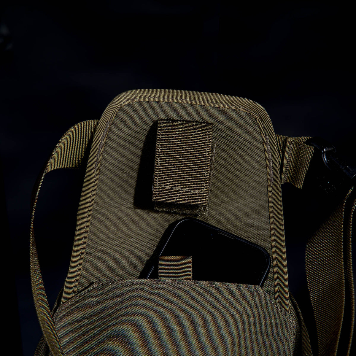 Pentagon Consul Thigh Pouch, Black