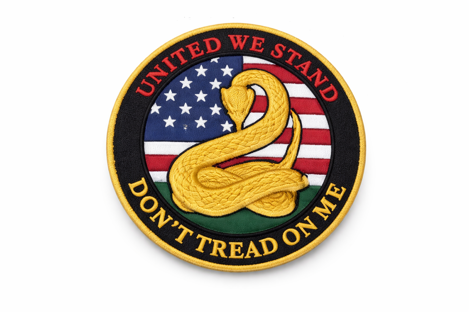 WARAGOD United We Stand Don't Tread On Me Patch