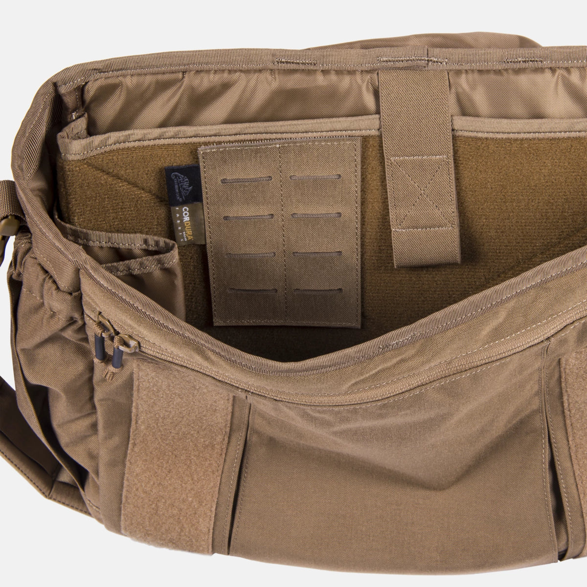 Helikon-Tex Adaptér 2 molle insert na suchý zips, čierny – detail 1