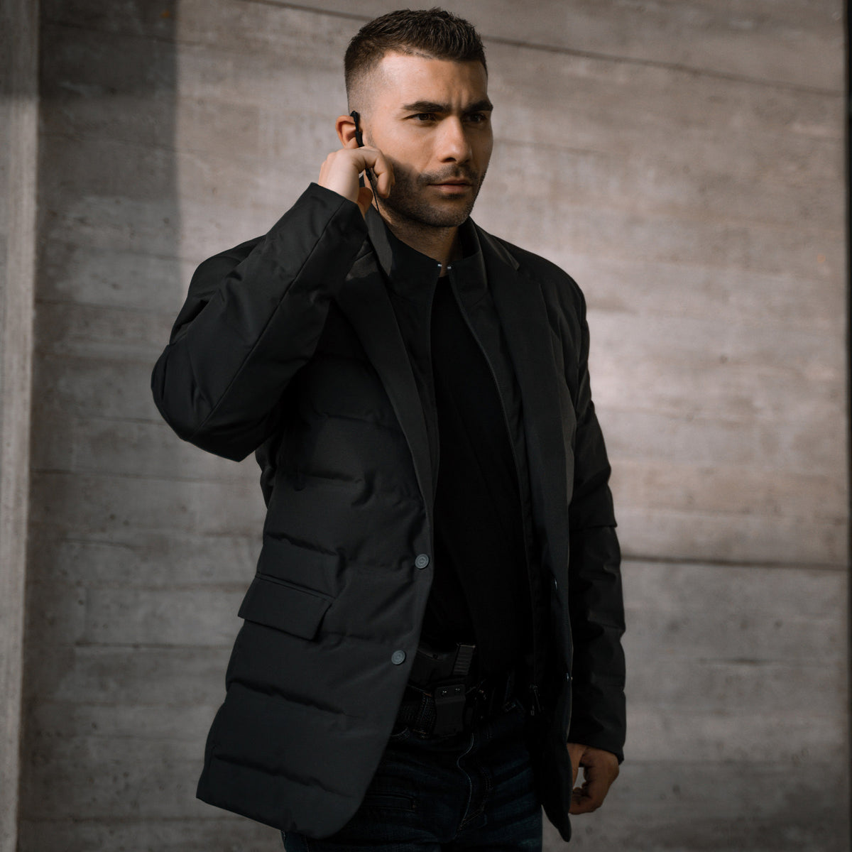 Pentagon Alpha men's blazer-style jacket, Cinder grey