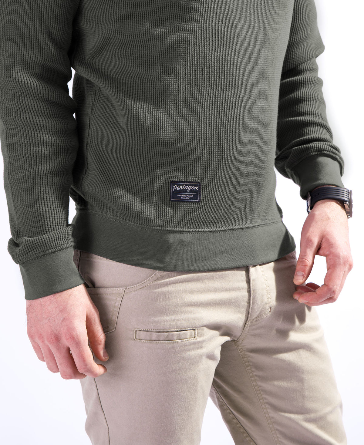 Pentagon Elysium Sweater hoodie, Wolf grey