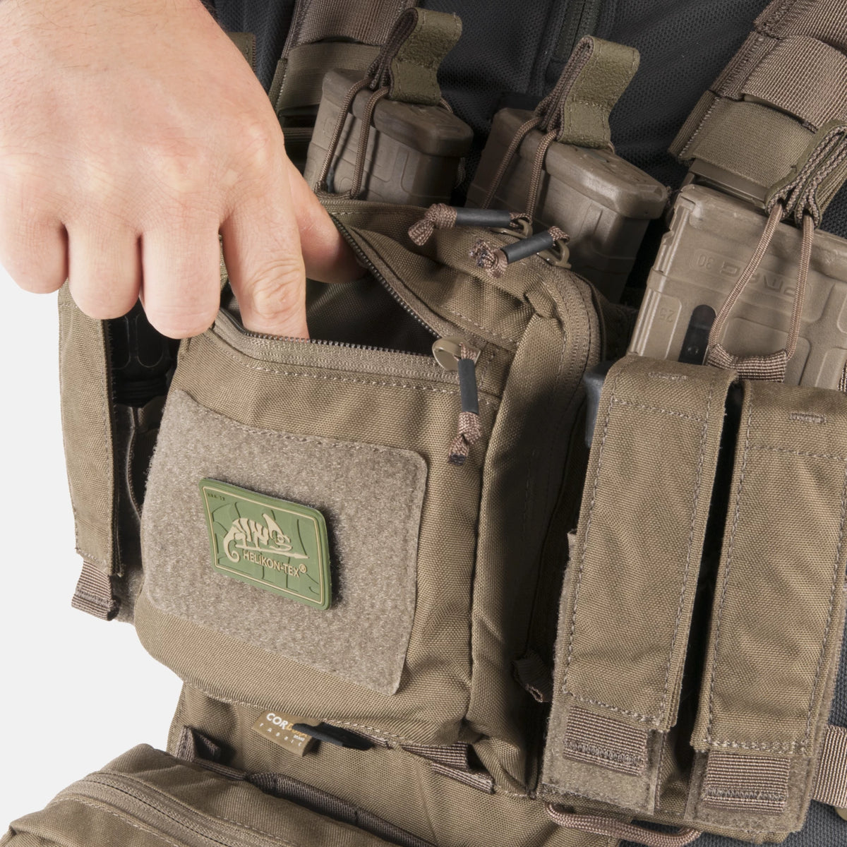 Helikon-Tex Training Mini Rig vesta, olivová – detail 6