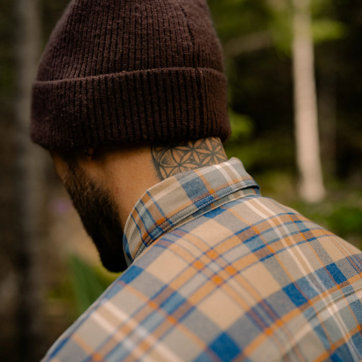 Helikon-Tex Defender Mk2 PILGRIM košeľa, Rust Plaid – v použití 2