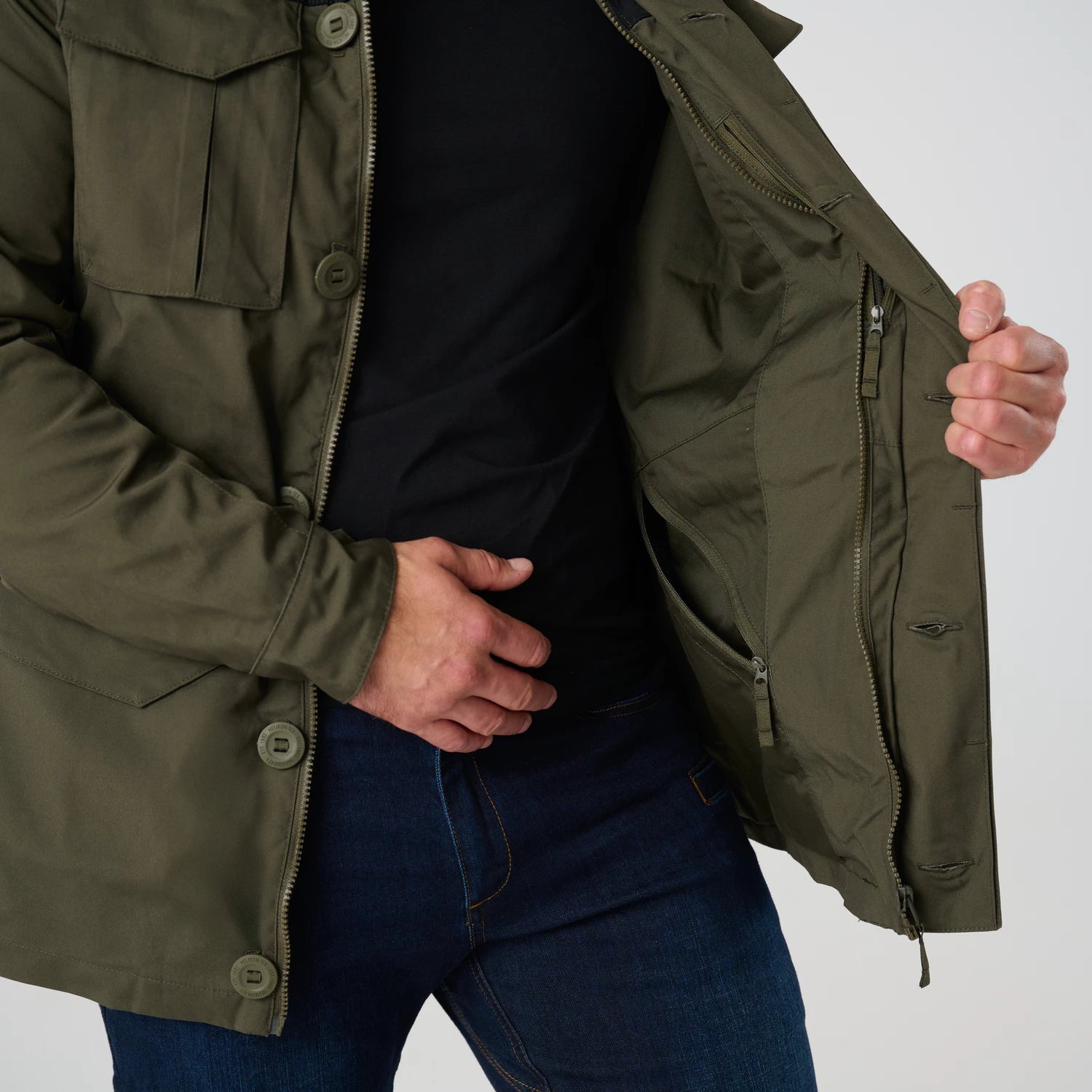 Helikon-Tex COVERT M-65 bunda JACKET, čierna – detail 7