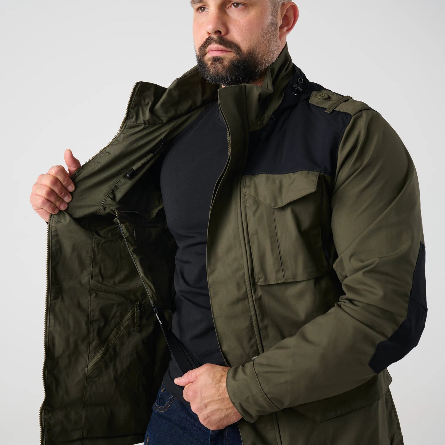 Helikon-Tex COVERT M-65 bunda JACKET, čierna – detail 8