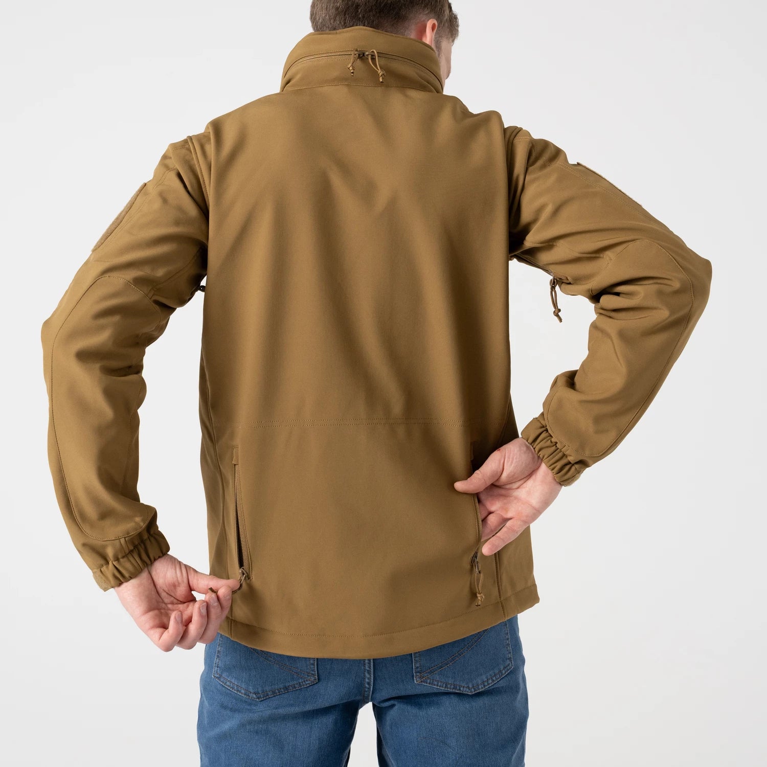 Helikon-Tex GUNFIGHTER bunda Shark Skin, zelená – detail 5