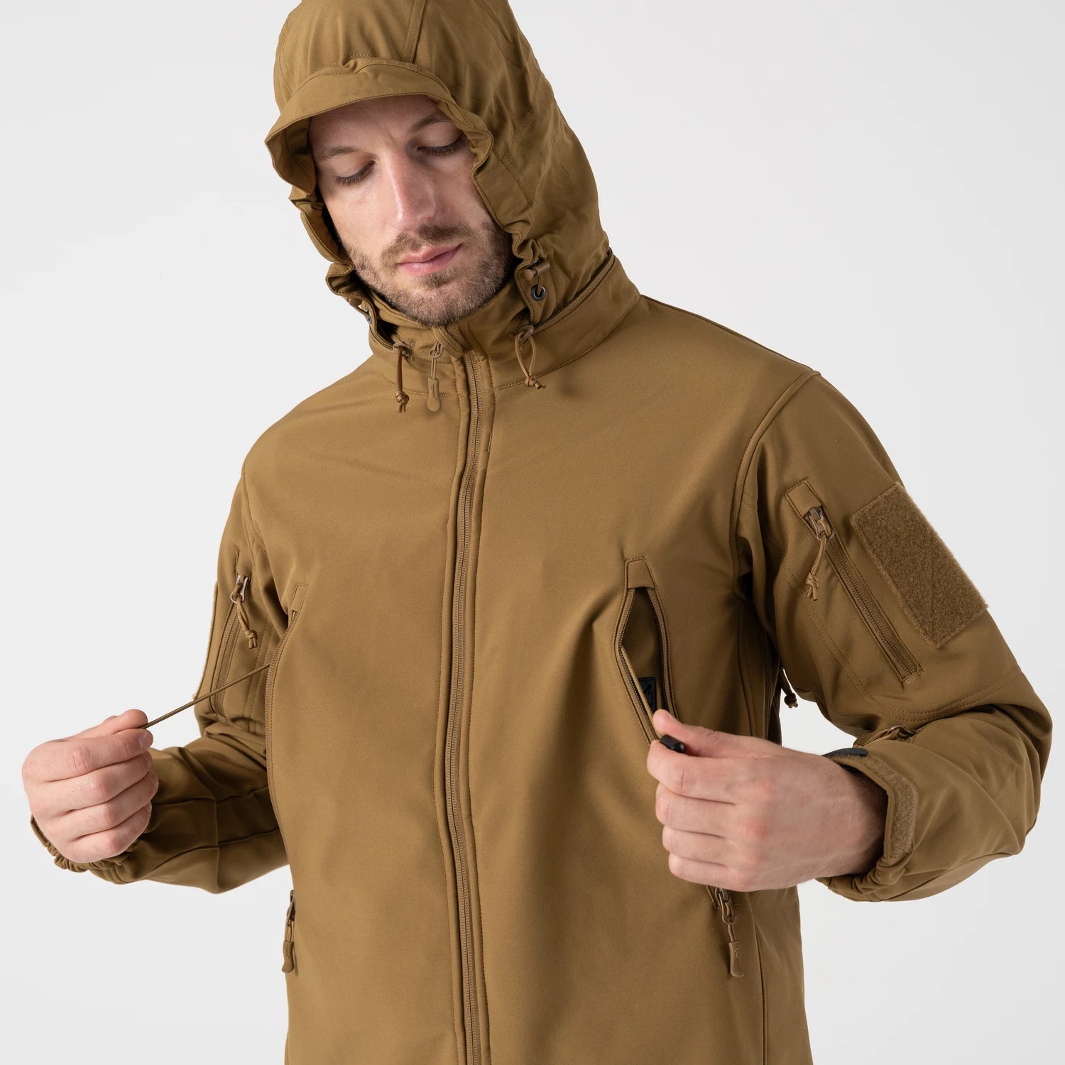 Helikon-Tex GUNFIGHTER bunda Shark Skin, Crimson Sky – detail 8