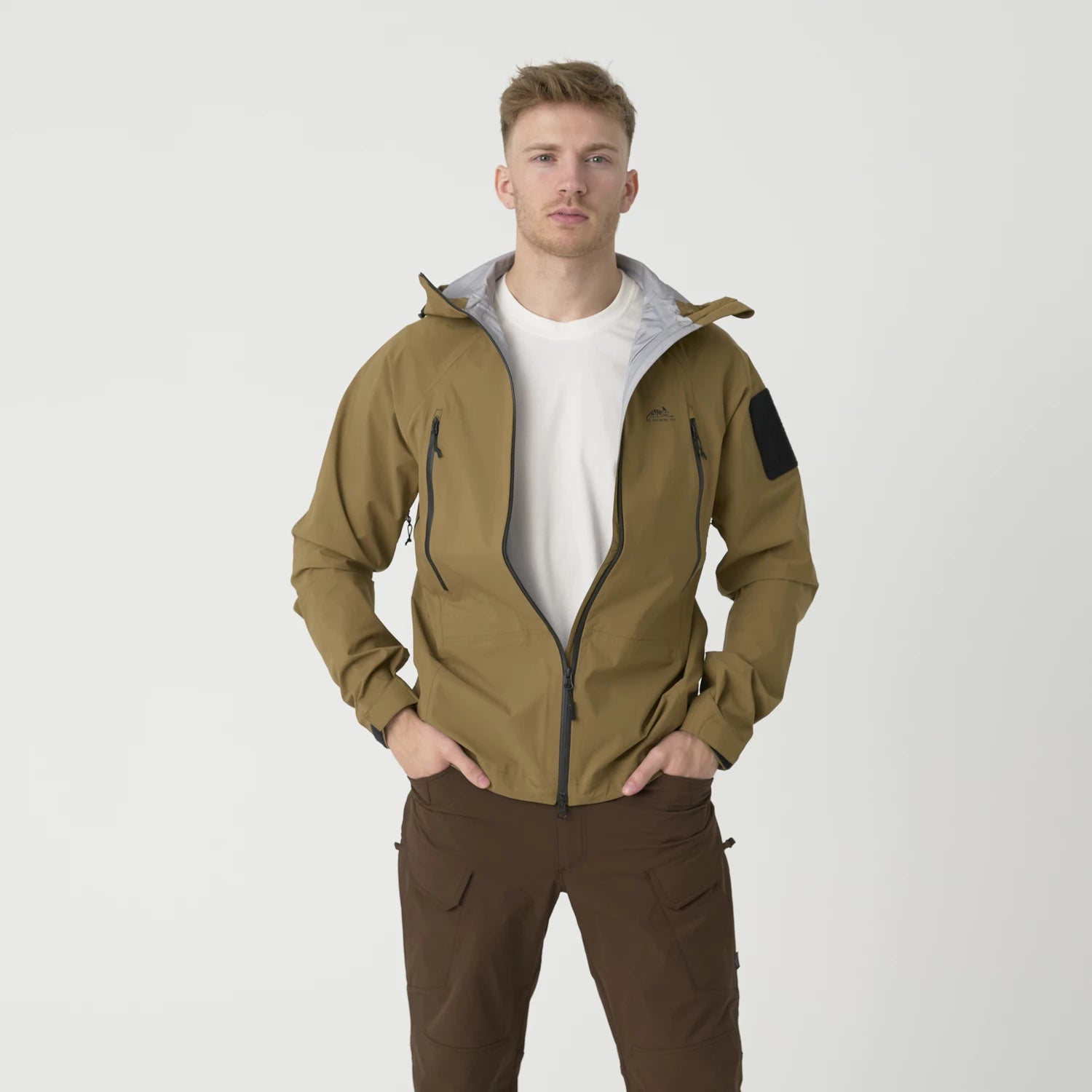 Helikon-Tex SQUALL Hardshell bunda TorrentStretch, Taiga Green – detail 2