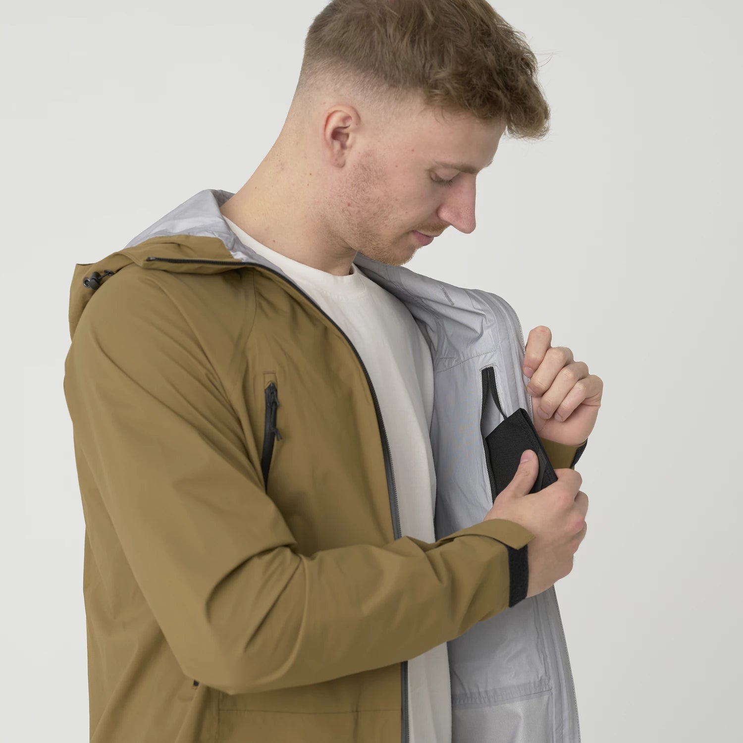 Helikon-Tex SQUALL Hardshell bunda TorrentStretch, Taiga Green – detail 8