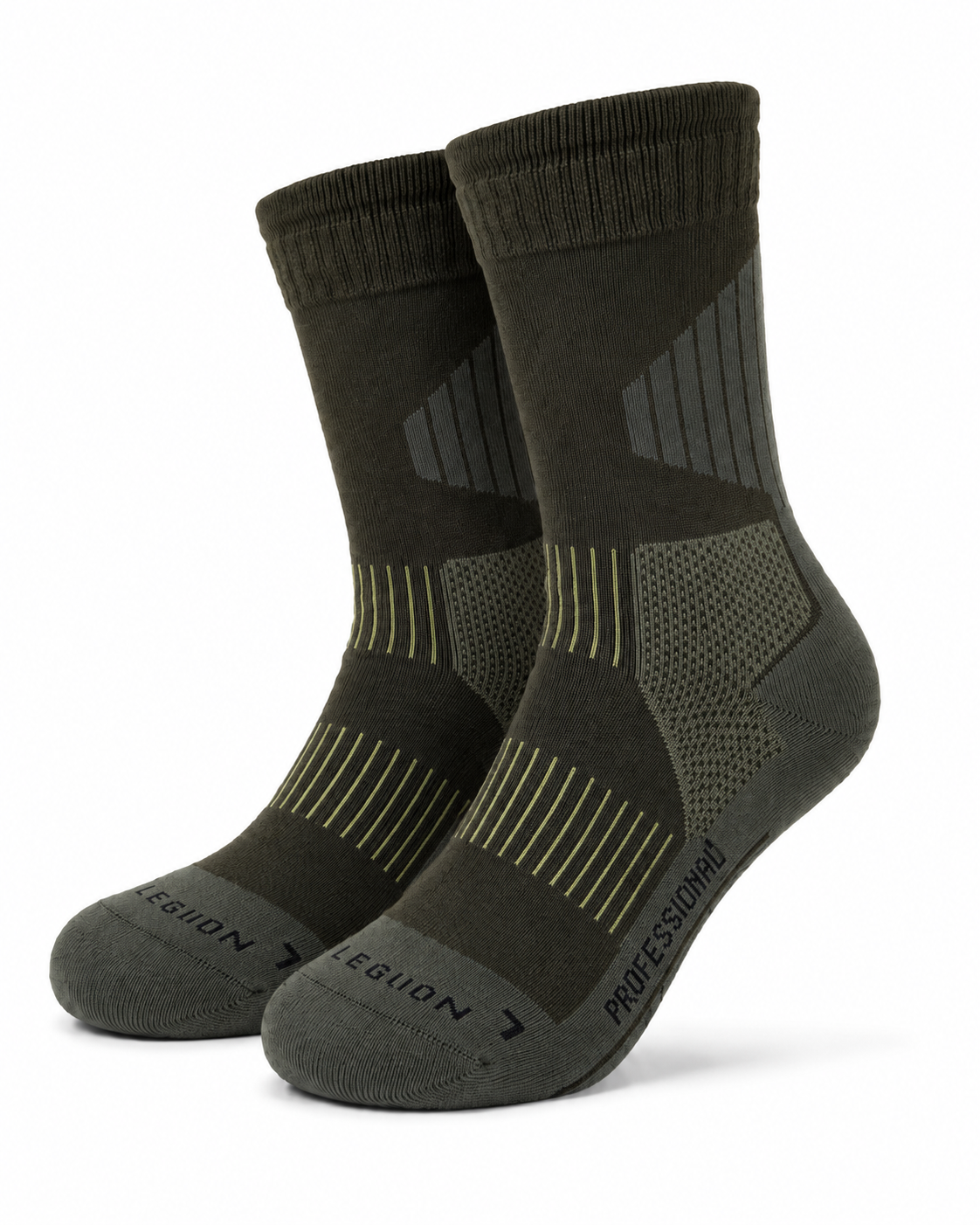 Leguon Solux MidSeason nogavice, zelene