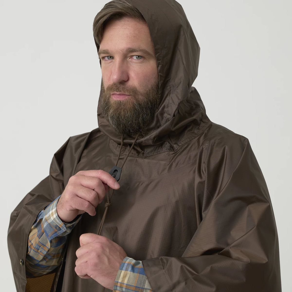 Helikon-Tex Pončo U.S. Model, Earth Brown – detail 2