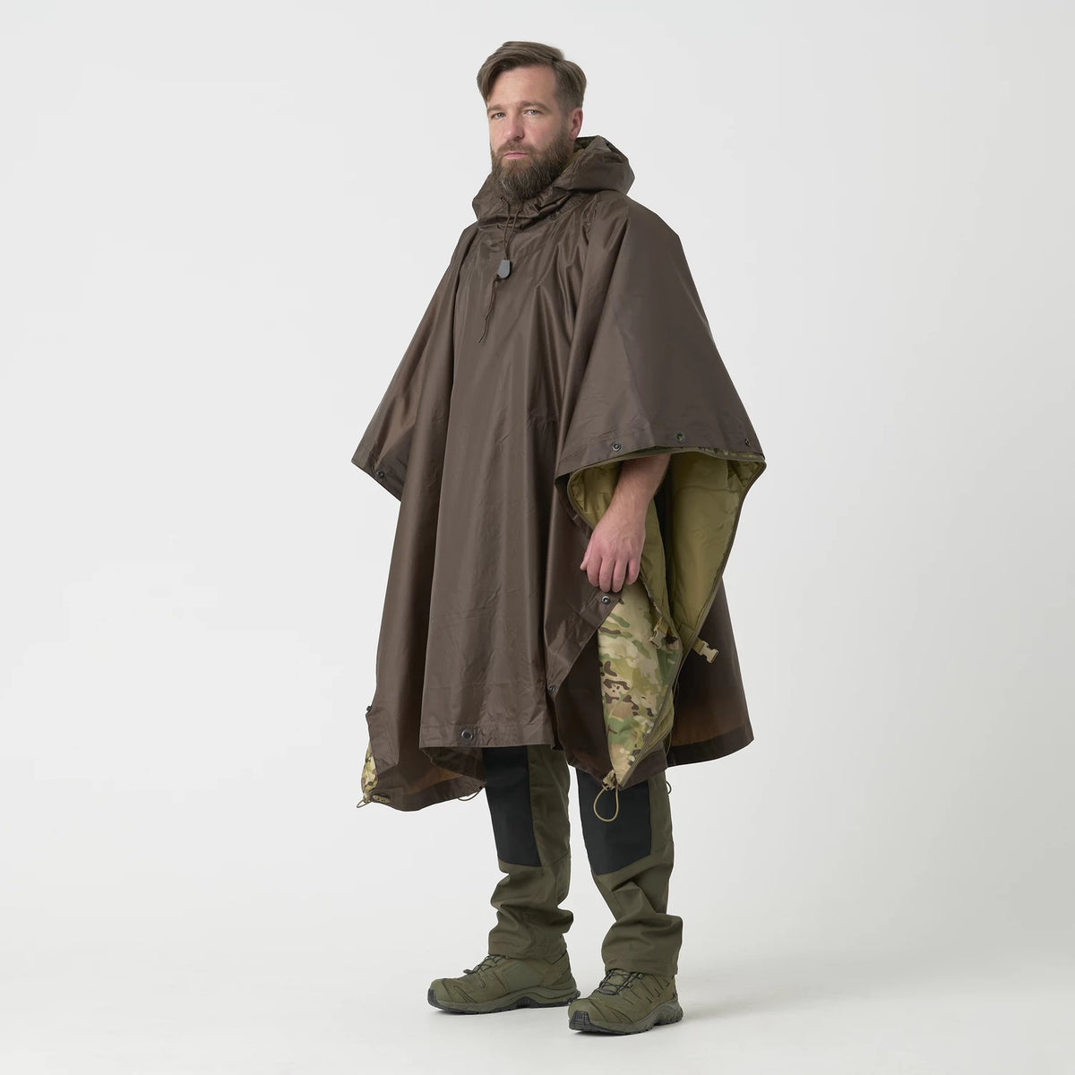 Helikon-Tex Pončo U.S. Model, Earth Brown – detail 7