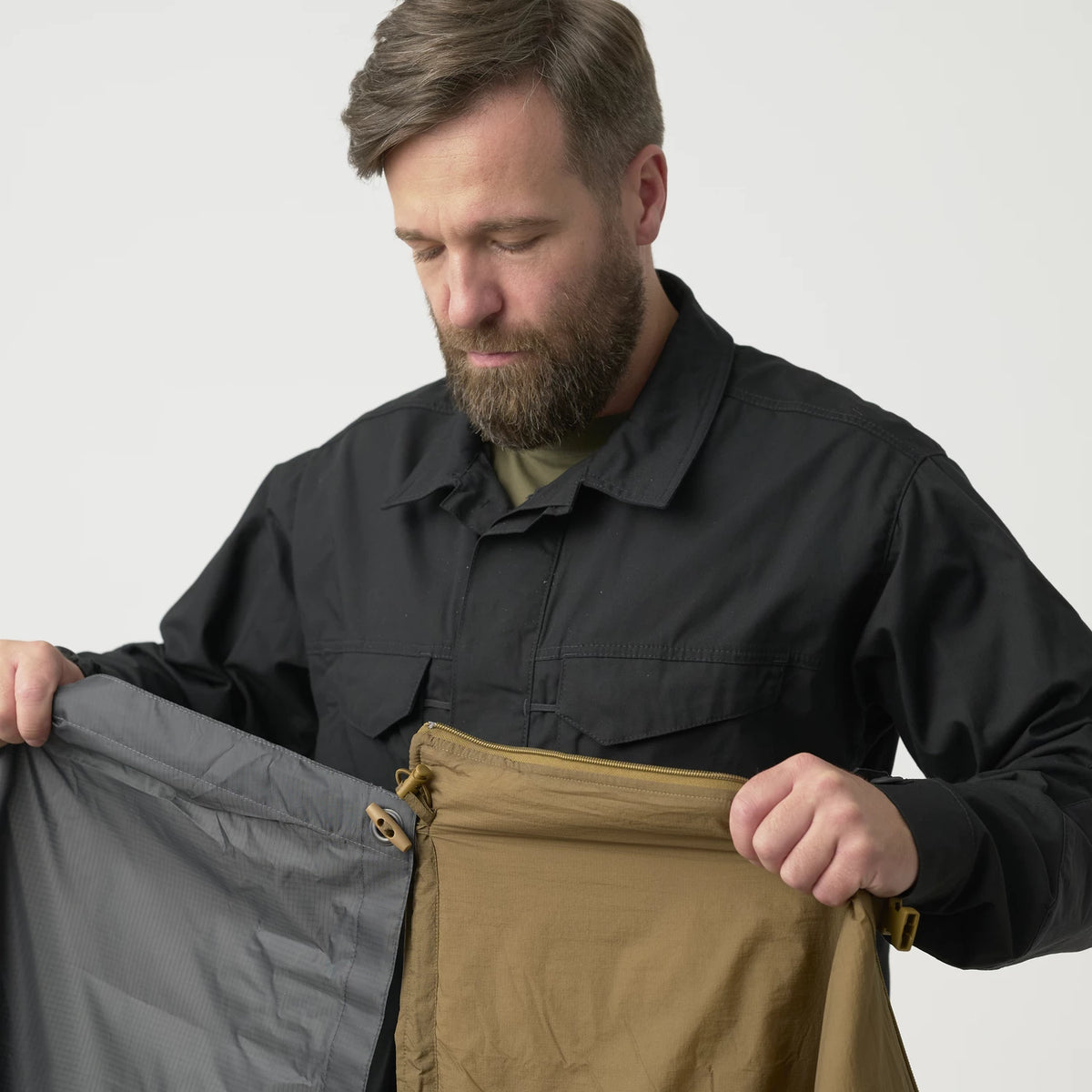 Helikon-Tex SWAGMAN ROLL Poncho, Kojot – detail 8