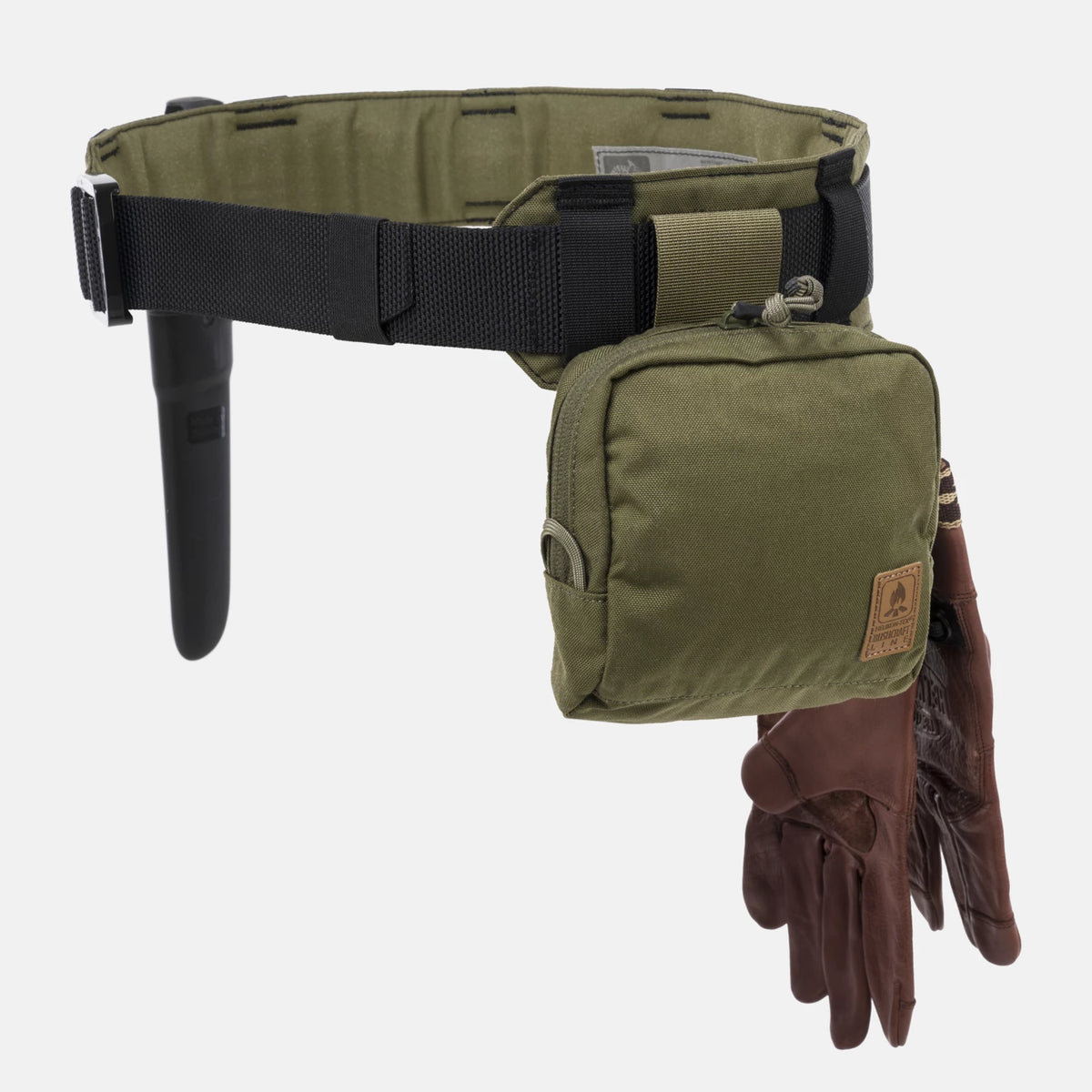 Helikon-Tex Forester Bushcraft opasok, olive green/black – detail 1