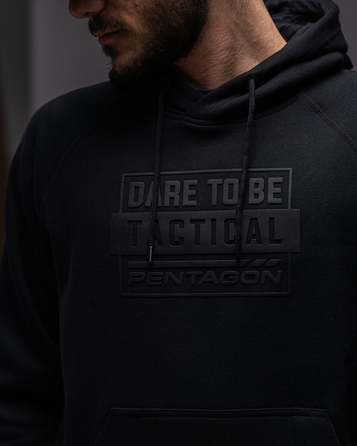 Pentagon Dare To Be Tactical Hoodie, Black