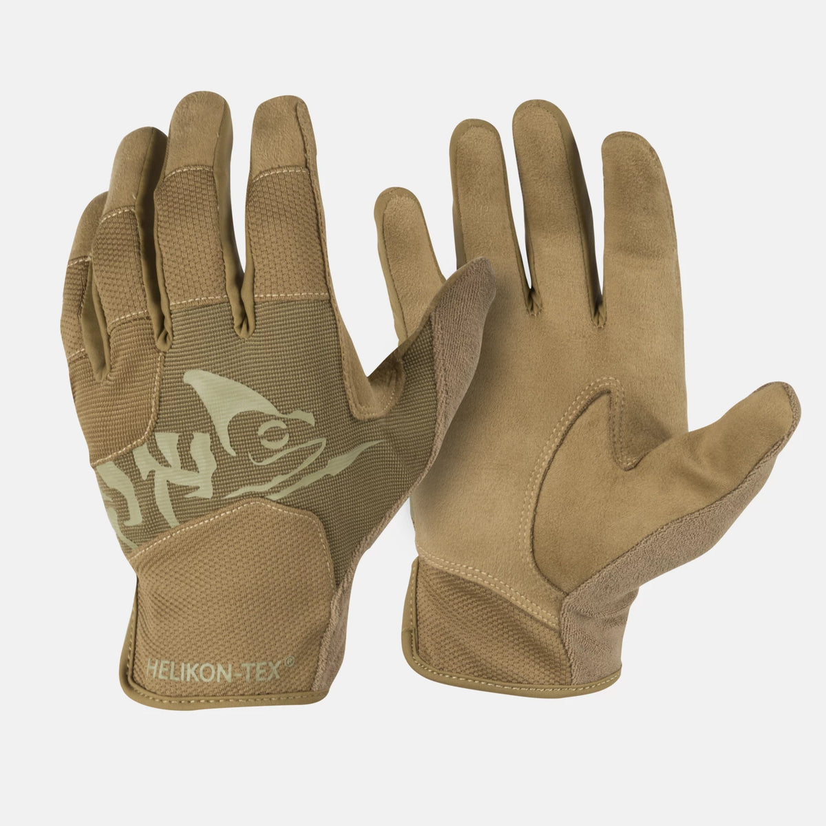 Helikon-Tex All Round Fit Tactical Gloves® rukavice taktické, Coyote / Adaptive Green A – detail