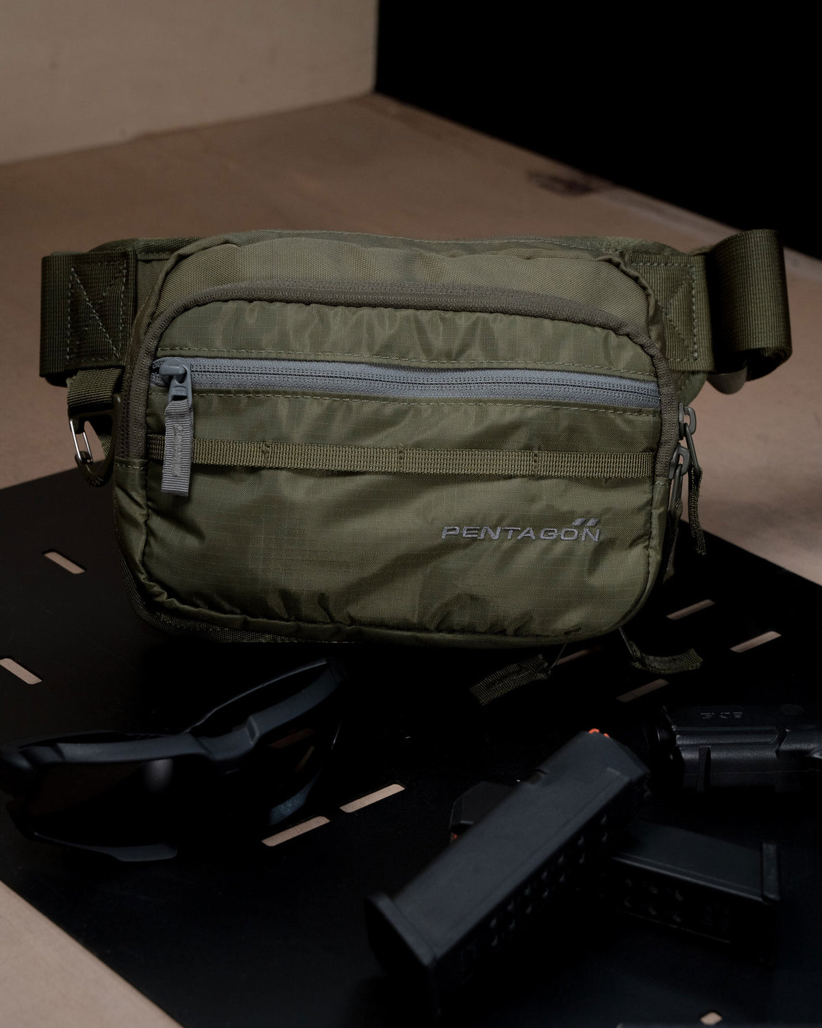 Pentagon Ζώνη Μέσης Runner, Μαύρο