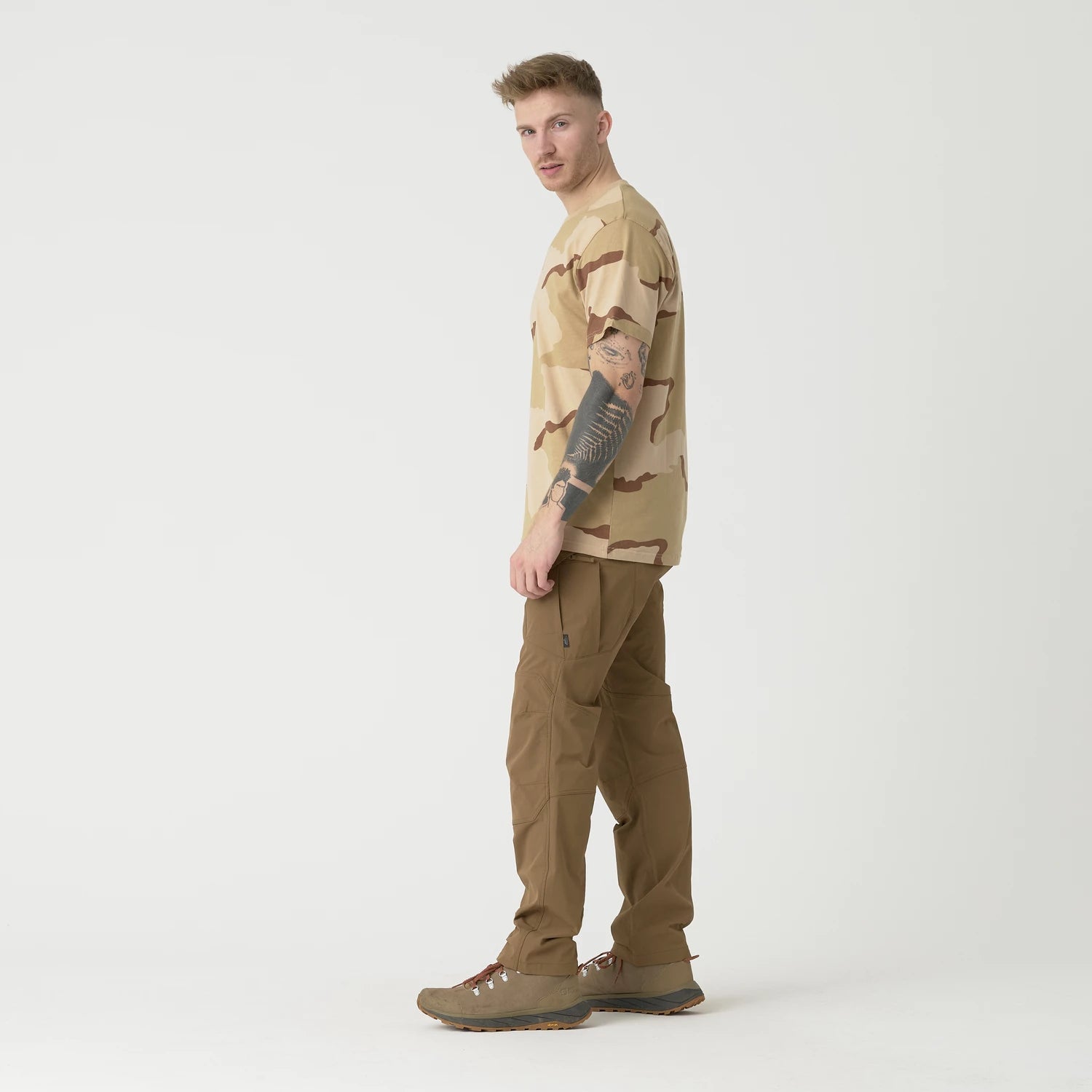 Helikon-Tex OTP nohavice VersaStretch taktické outdoorové Versa Stretch, Earth Brown – detail 5