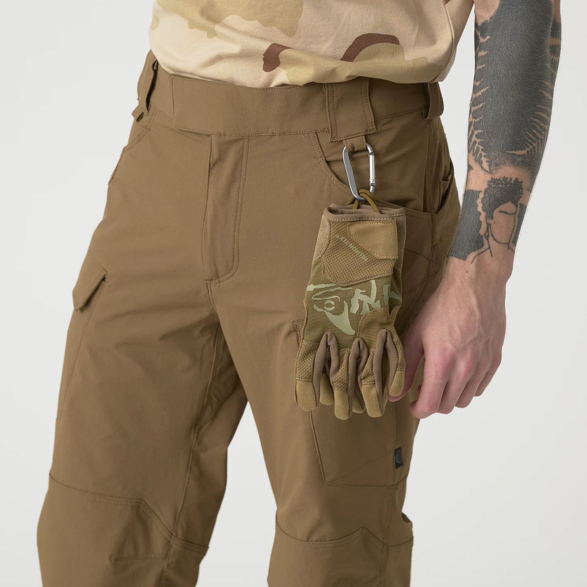 Helikon-Tex OTP nohavice VersaStretch taktické Outdoorové Versa Stretch, Mud Brown – detail 9