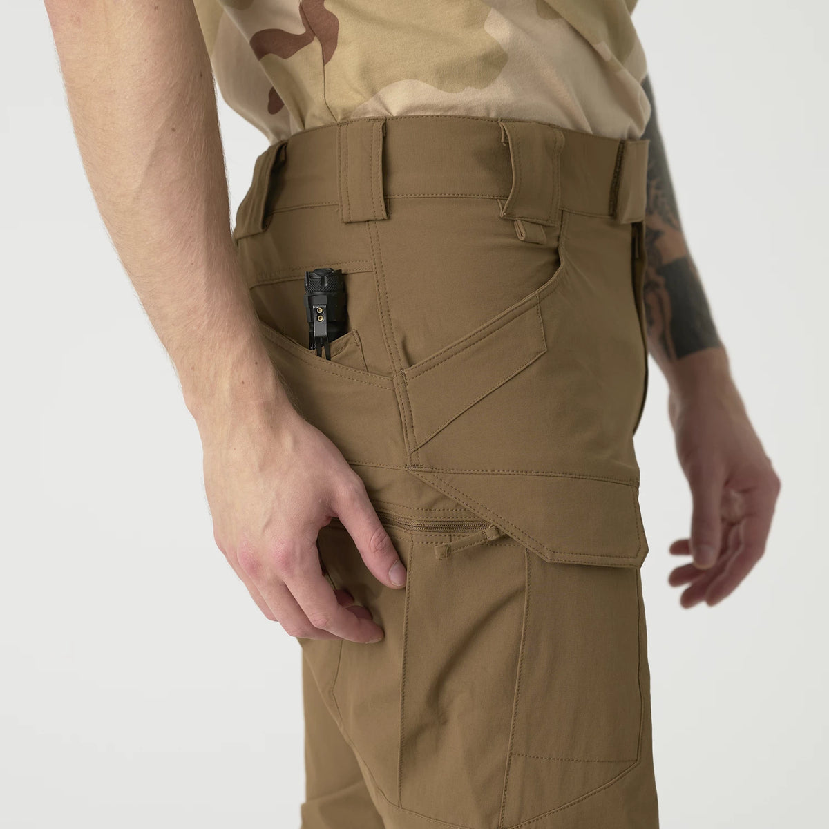 Helikon-Tex Outdoor Tactical nohavice taktické, khaki – detail 11