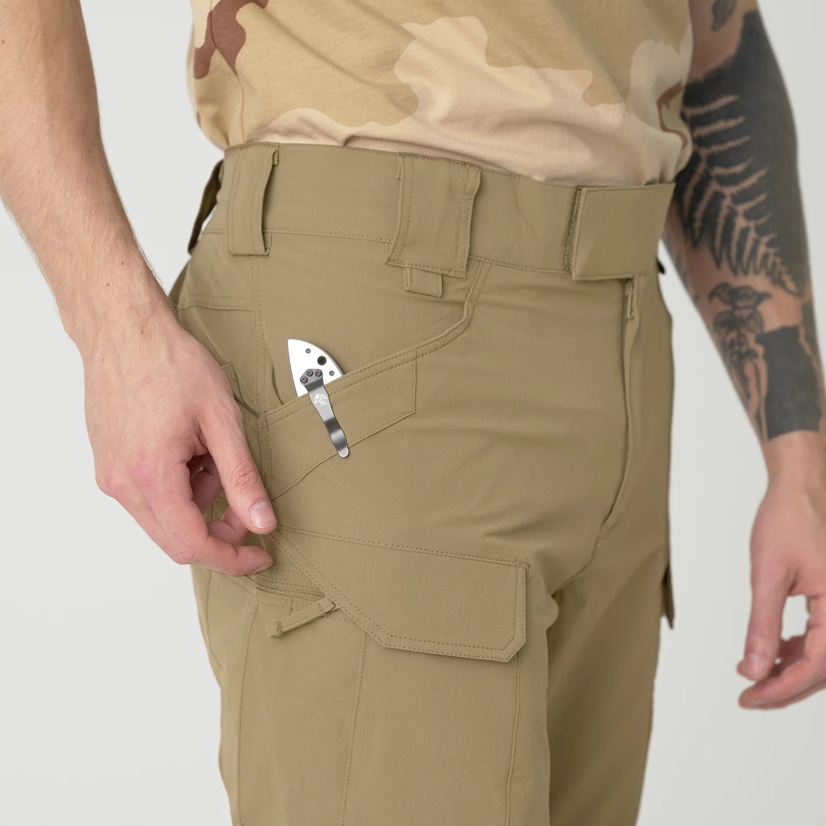 Helikon-Tex OTP nohavice VersaStretch taktické Outdoorové Versa Stretch Lite, Black – detail 10
