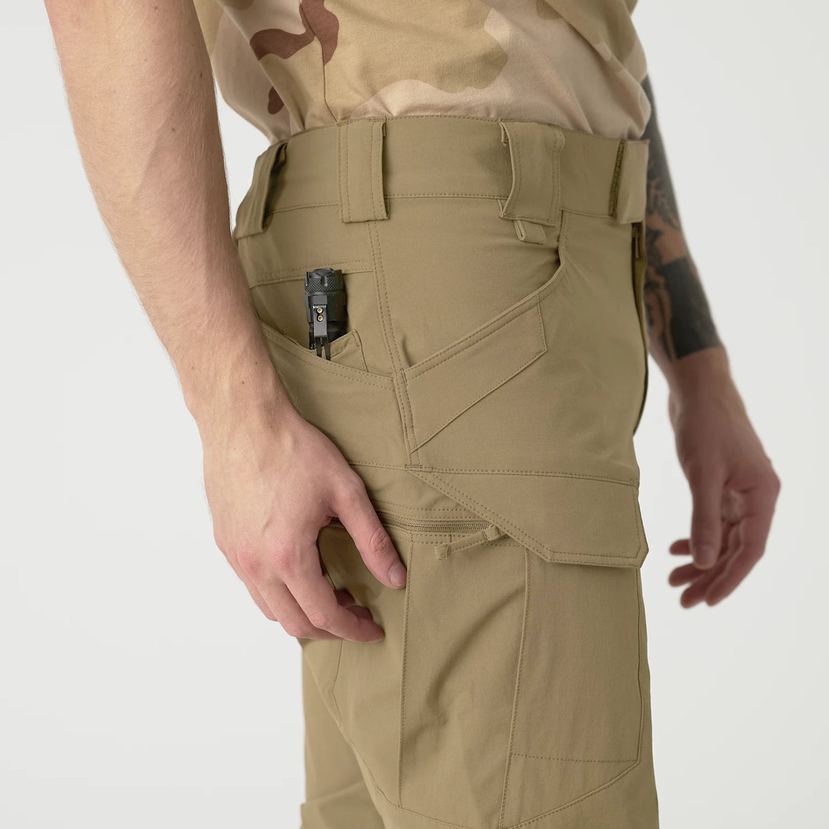 Helikon-Tex OTP nohavice VersaStretch taktické Outdoorové Versa Stretch Lite, Black – detail 11
