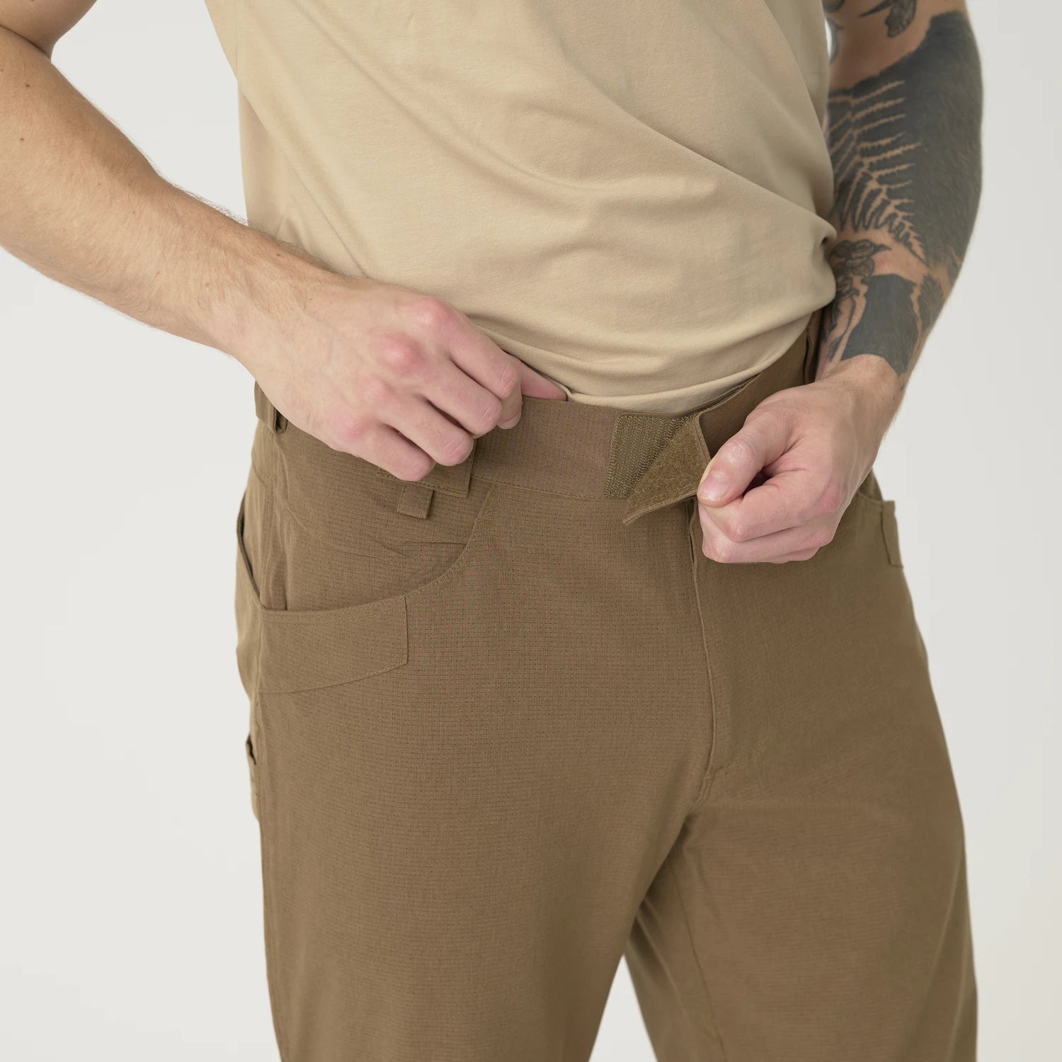 Helikon-Tex AeroTech trekingové nohavice taktické, Olive Drab – detail 2