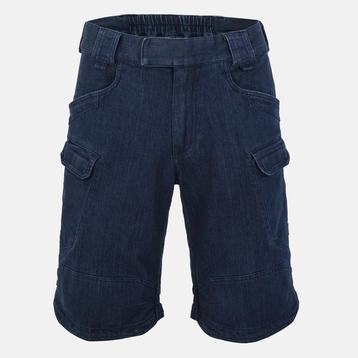 Helikon-Tex UTS krátke nohavice taktické 11'' Denim Stretch, Marine Blue – predná strana