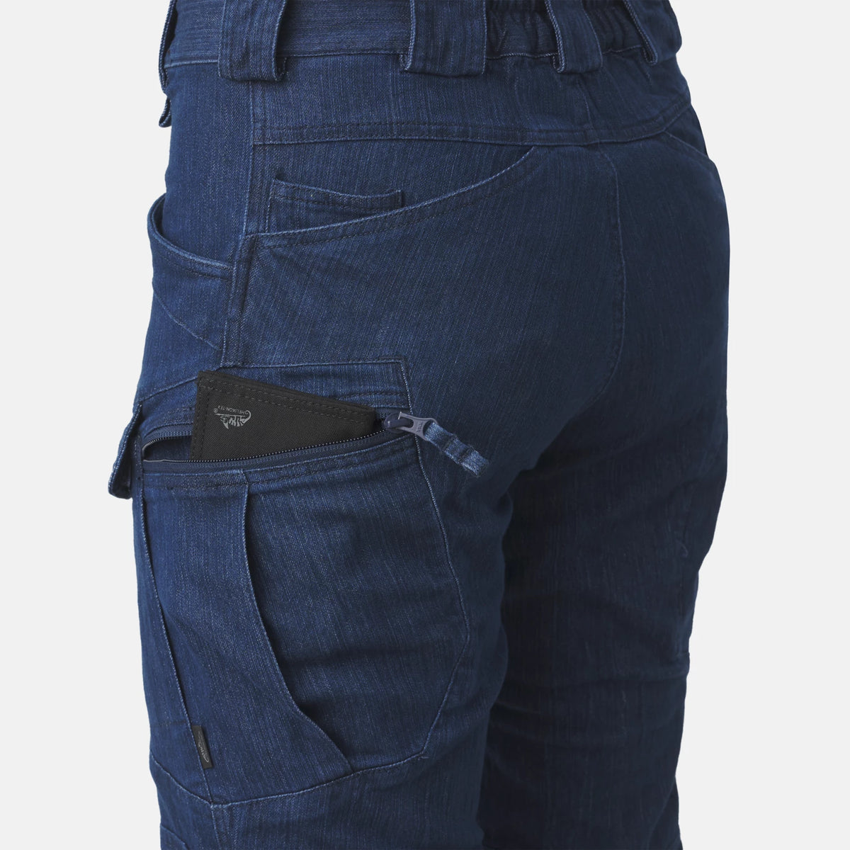 Helikon-Tex UTP nohavice taktické Denim Stretch, Marine Blue – detail 3