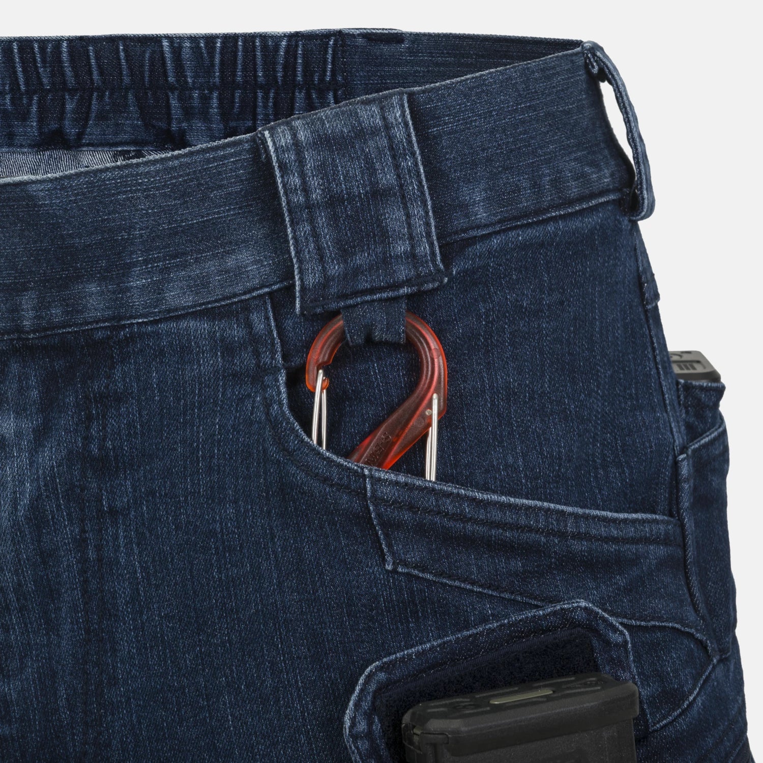 Helikon-Tex UTS krátke nohavice taktické 8.5" - Denim Stretch - Marine Blue – detail 3