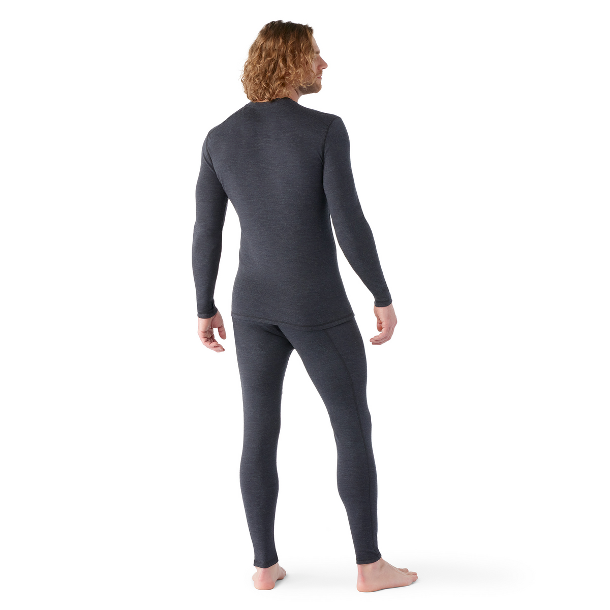 Smartwool Merino 250 Baselayer Crew Boxed pánske tričko s dlhým rukávom, charcoal heather