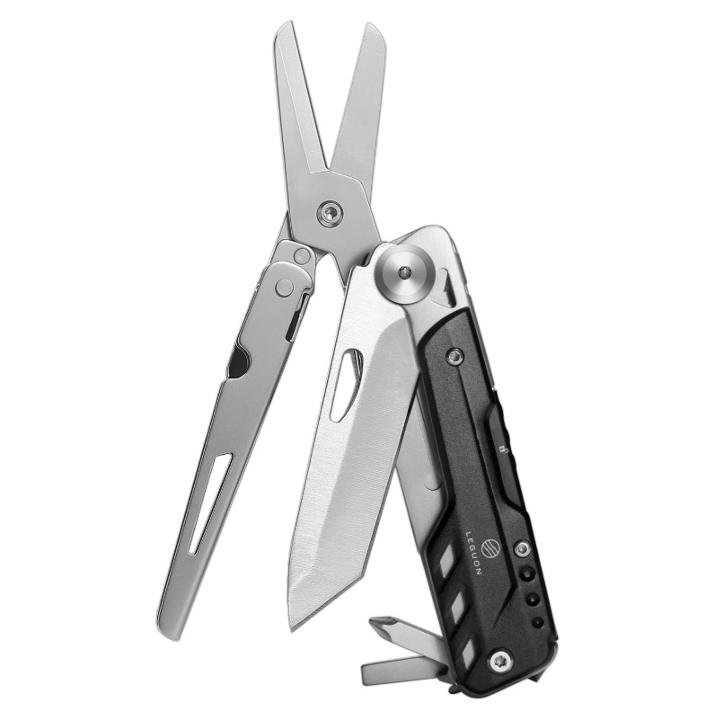 Leguon Cuspis multifunctional scissors 6-in-1, black