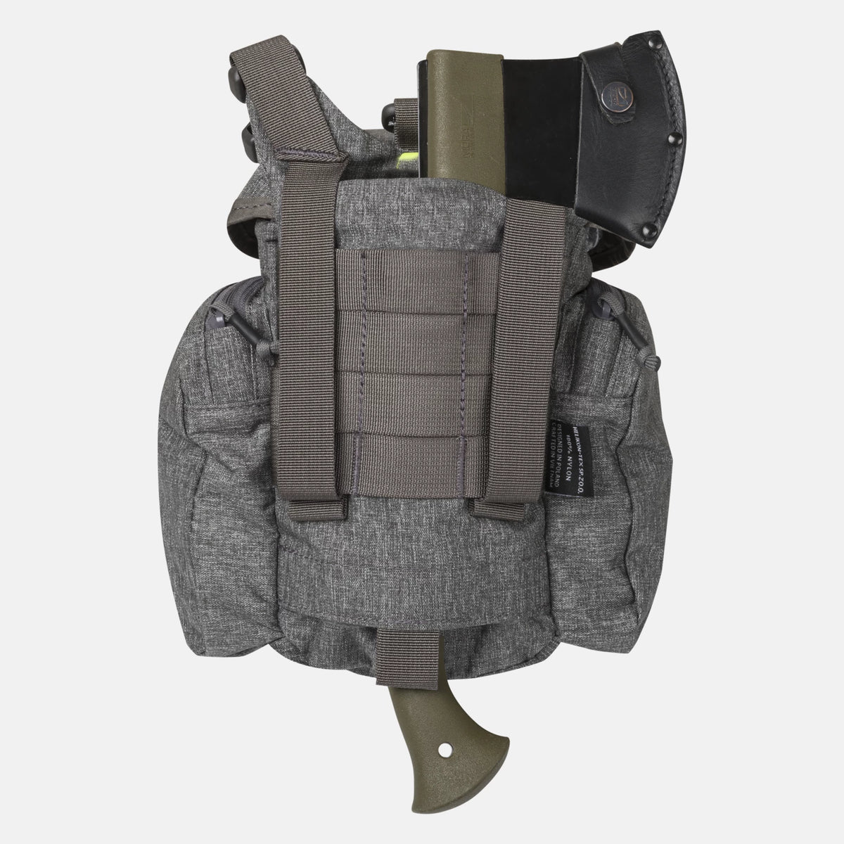 Helikon-Tex ESSENTIAL KITBAG® taška cez rameno nylon polyester zmes nylonu polyesteru, melanžová sivá – detail 2