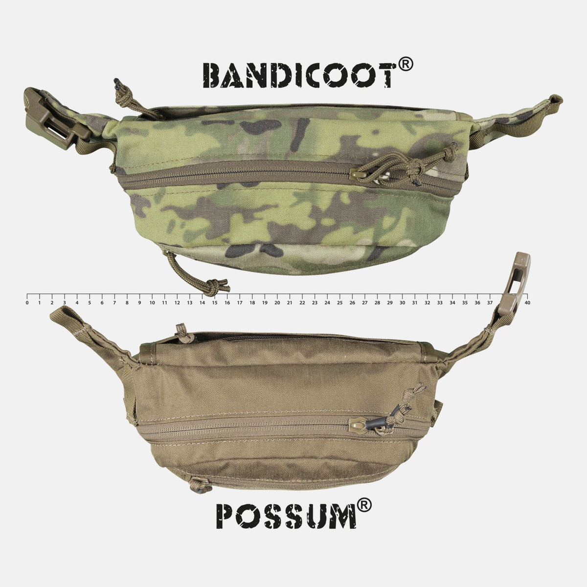 Helikon-Tex POSSUM ľadvinka Cordura, Earth Brown / Clay – detail 4