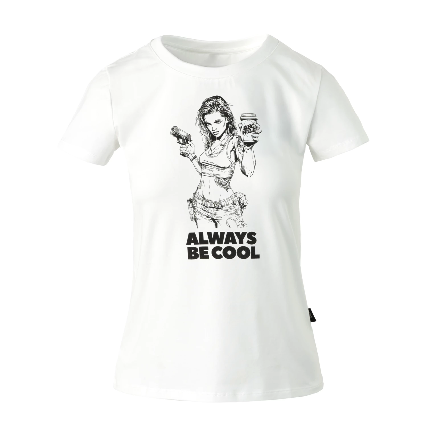 Helikon-Tex ABC Girl dámske tričko, čierne