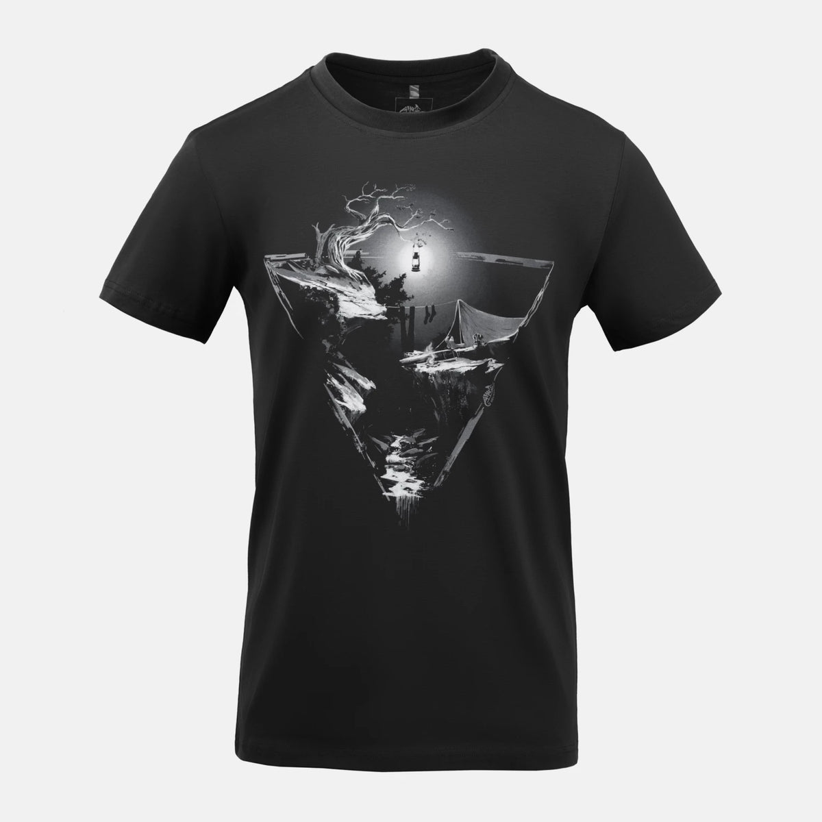 Helikon-Tex tričko Night Valley, Black – predná strana