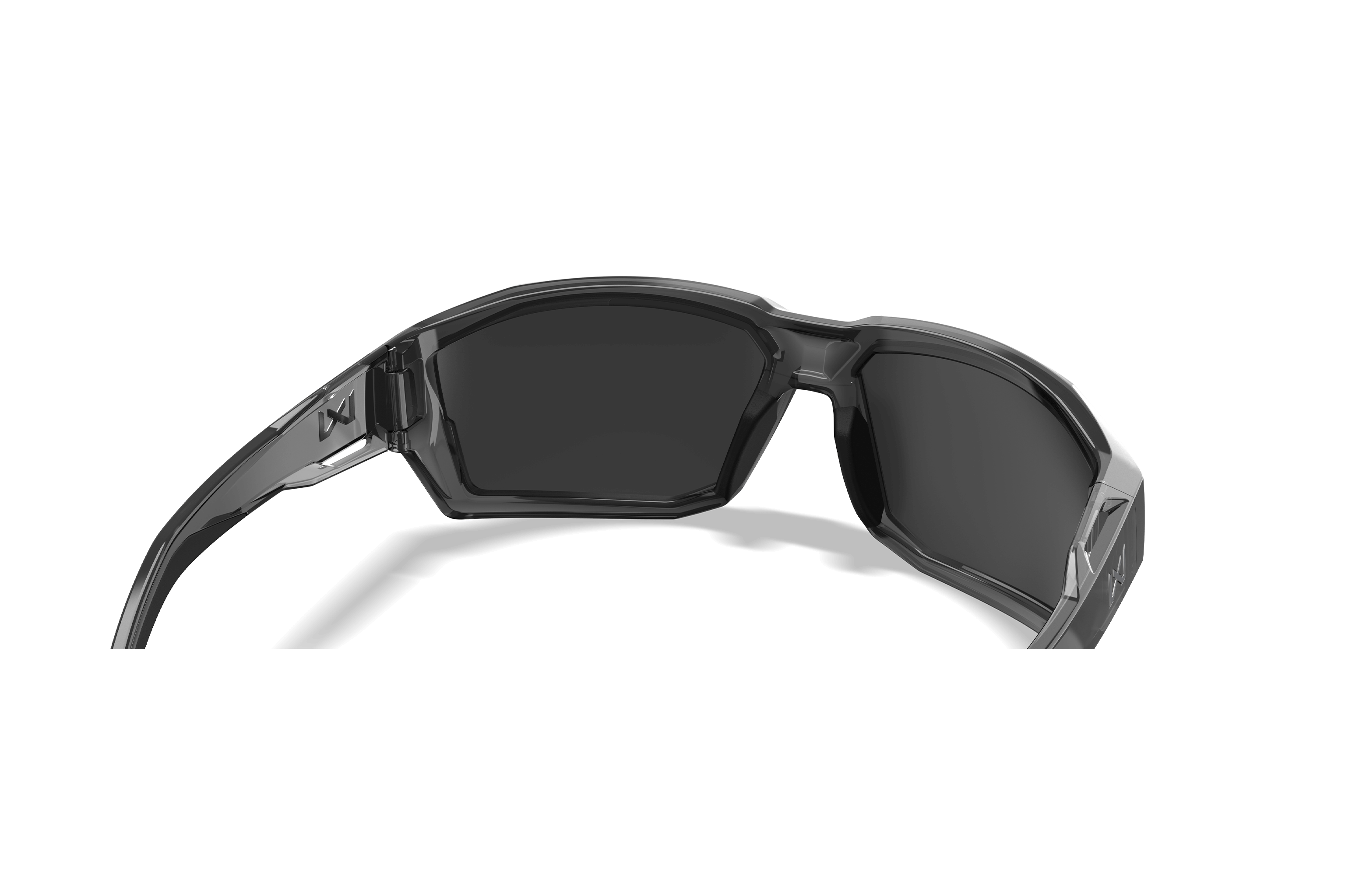 Wiley X Alpine balistična sončna očala, Gloss Crystal Grey / CAPTIVATE Polarized Blue Mirror