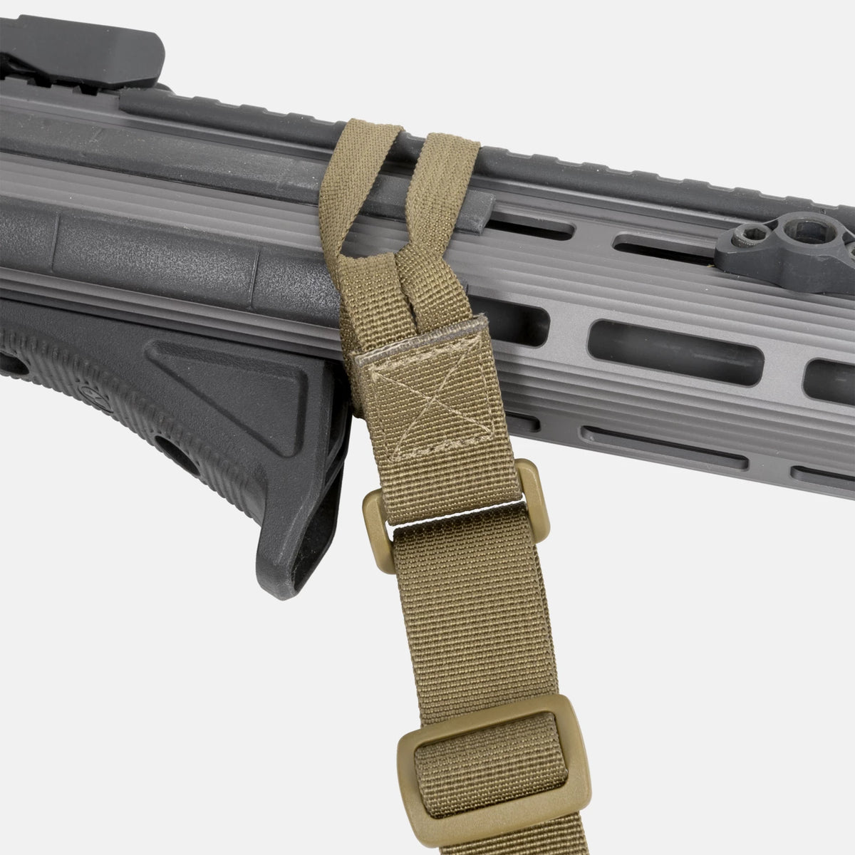 Helikon-Tex Dvojbodový popruh na zbraň taktický, coyote – detail 1
