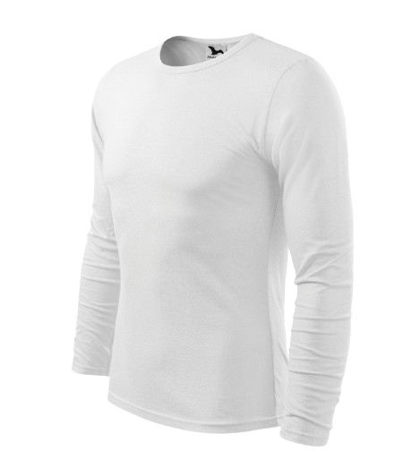 Malfini Fit-T majica z dolgimi rokavi 160g/m2, bela