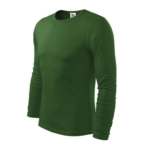 Malfini Fit-T majica z dolgimi rokavi 160g/m2, zelena