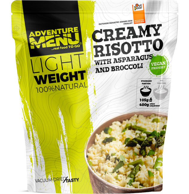 Adventure Menu Creamy Risotto with Asparagus and Broccoli, 400g